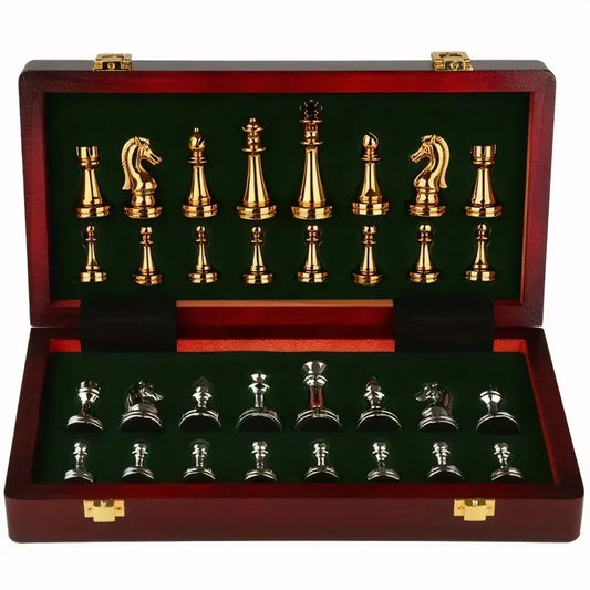 IRONMATE – FOLDABLE METAL CHESS SET